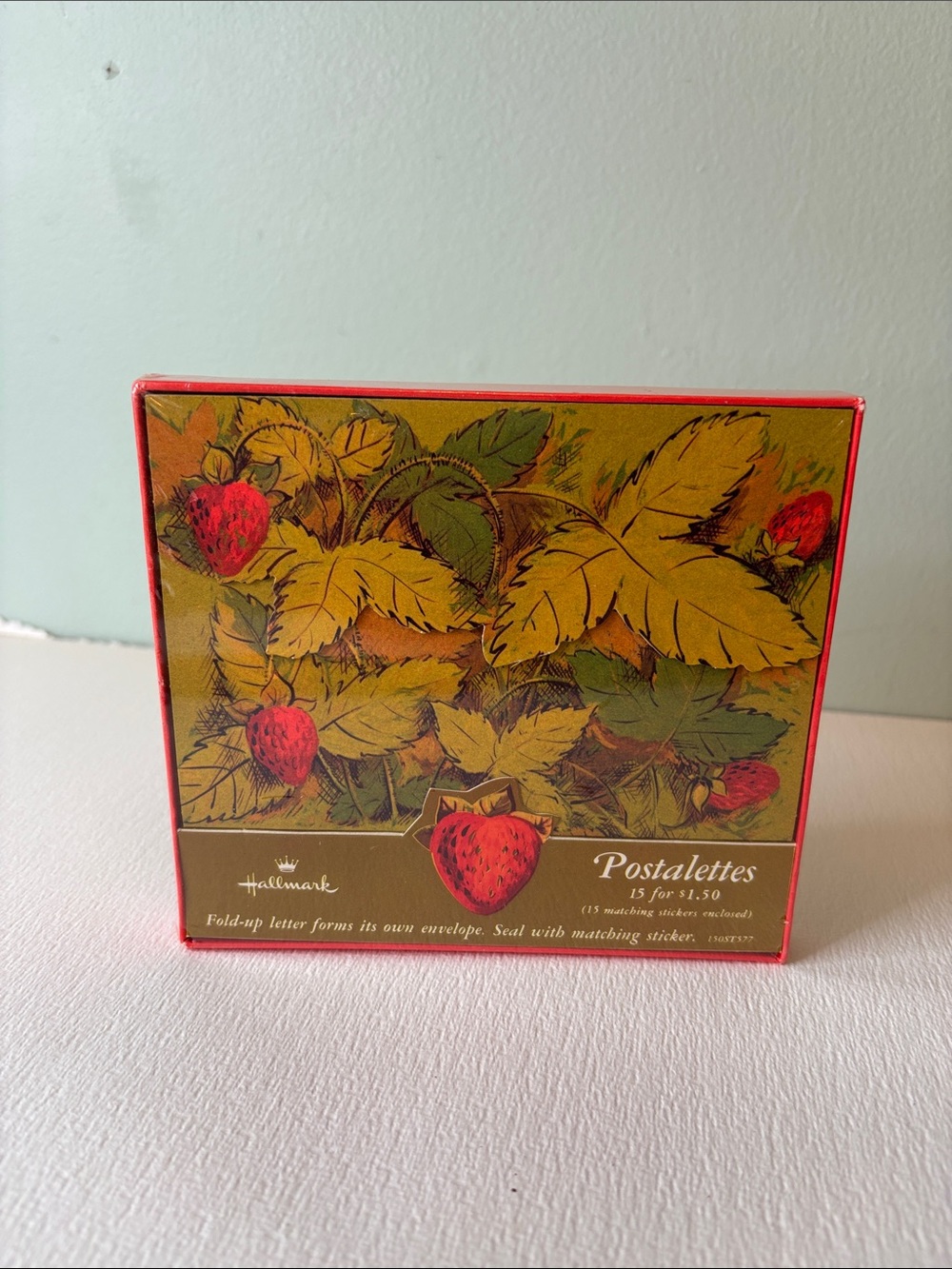 Vintage Hallmark Strawberry Postalettes